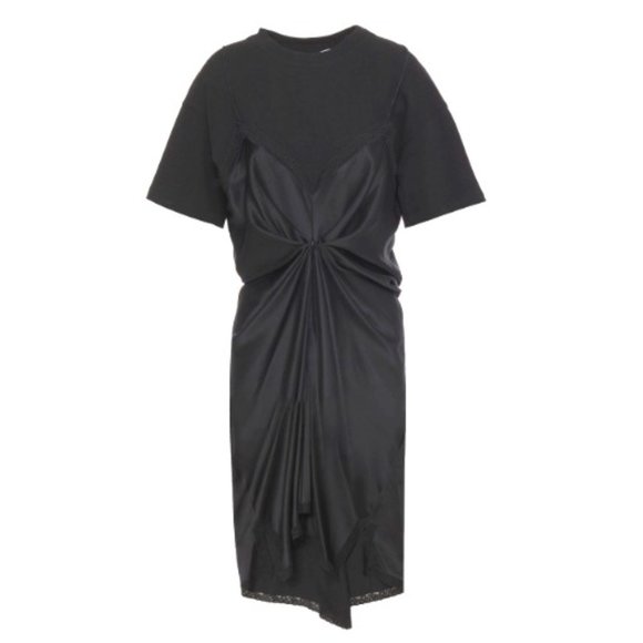 alexander wang t shirt slip dress Alexander Wang | Dresses | Alexander Wang Black Cinched Tshirt Slip Dress